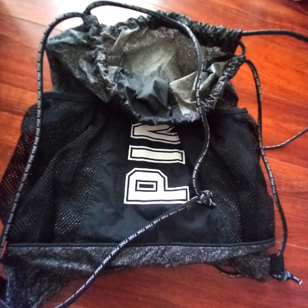 Vs pink drawstring bag backpack